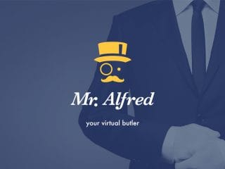 Mr. Alfred, your personal butler