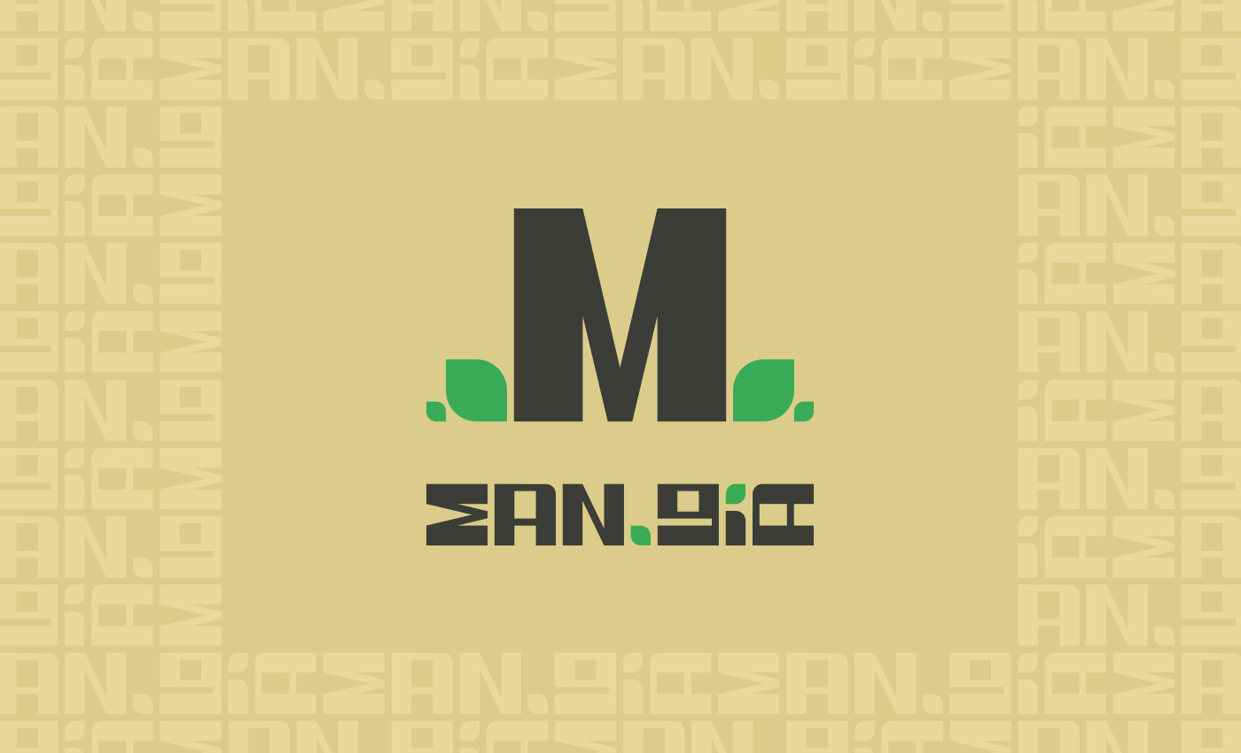 Realizzazione del lettering per un logo in stile industrial e jungle.