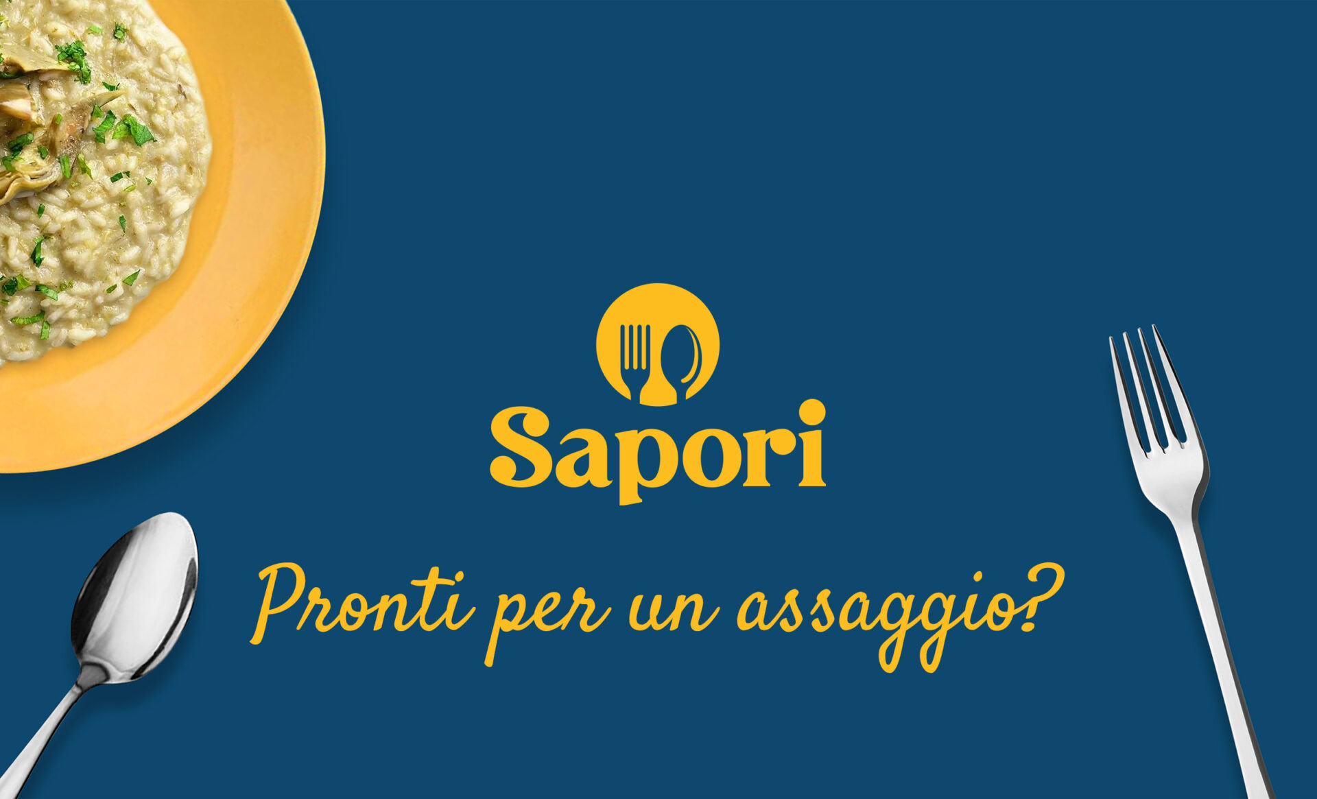 Sapori è un nuovo Ristorante Self Service con servizio Take Away. Il locale presenta un arredamento industrial-pop con degli inserti cromatici contraddistinti da tonalità accese che completano molto bene l’armonia complessiva del posto. La geometria di alcune texture e di alcuni complementi d’arredo viene contrapposta quindi alla morbidezza e alla sinuosità degli elementi grafici creati in questo design.