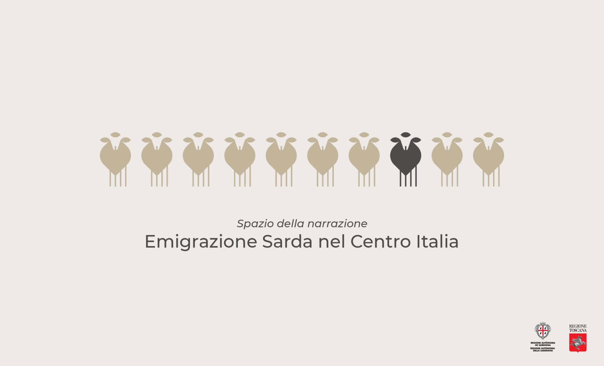Emigrazione Sarda nel Centro Italia, spazio della narrazione.