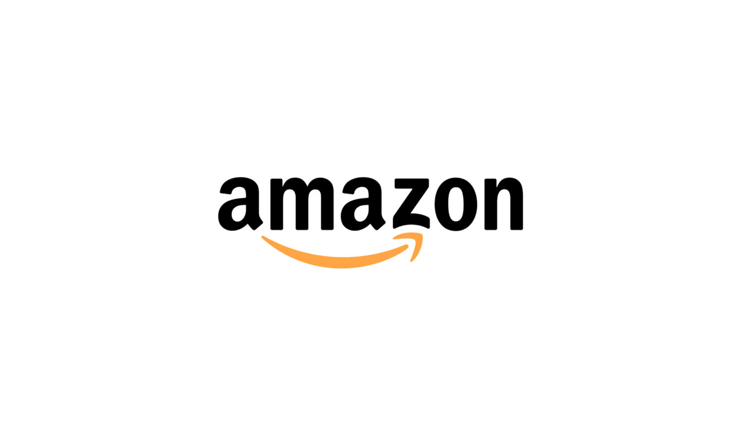 Amazon — Logo Amazon, scritta nera con una freccia arancione che va dalla "a" alla "z" formando un sorriso.